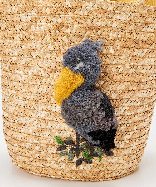 TREASURE TOPKAPI】 アニマル カゴバッグ【ハシビロコウ/ パンダ/ カバ