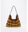 【TREASURE TOPKAPI】BONJOUR ボンジュール チェックシャギー ワンショルダーバッグ