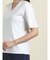 m.f.エディトリアル 針抜き Vネック半袖Tシャツ