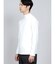 ウィルクスバシュフォード 吸湿発熱スムース モックネック長袖Tシャツ