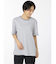 タカキュー 【DRESS T-SHIRT】AIR SILKETE ボーダー柄 クルーネック半袖Ｔシャツ