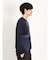 SOFT CUSHION 異素材切替 クルーネックトレーナー