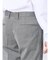 ウール混 レギュラーフィット ノータックスラックス ヘリンボンライトグレー