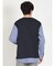 スムース×ストライプ切替 クルーネック長袖Tシャツ