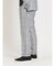 TechLinen スリムフィット ノータックパンツ チェックライトグレー(セットアップ可能)