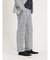 TechLinen スリムフィット ノータックパンツ チェックライトグレー(セットアップ可能)