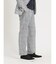 TechLinen スリムフィット ノータックパンツ チェックライトグレー(セットアップ可能)