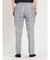 TechLinen スリムフィット ノータックパンツ チェックライトグレー(セットアップ可能)