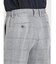 TechLinen スリムフィット ノータックパンツ チェックライトグレー(セットアップ可能)