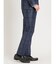 TechLinen スリムフィット ノータックパンツ チェック紺(セットアップ可能)