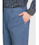TechDenim スリムフィット ノータックパンツ 青(セットアップ可能)