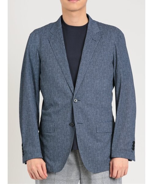 イッセイミヤケ　ダブルボタンジャケット❓美品です♪ TechDenim スリムフィット 2ボタンジャケット 紺｜タカキューの