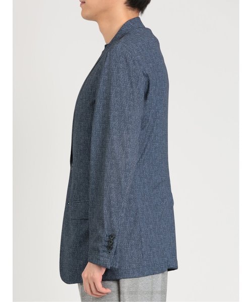TechDenim スリムフィット 2ボタンジャケット 紺｜タカキューの