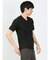 リンクスジャガード Vネック半袖Tシャツ