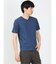 リンクスジャガード Vネック半袖Tシャツ