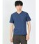 リンクスジャガード Vネック半袖Tシャツ