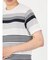 パネルボーダー クルーネック半袖Ｔシャツ