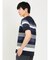 パネルボーダー クルーネック半袖Ｔシャツ