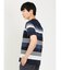 パネルボーダー クルーネック半袖Ｔシャツ