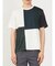 異素材切替 クルーネック半袖Ｔシャツ