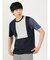 異素材切替 クルーネック半袖Ｔシャツ