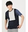 異素材切替 クルーネック半袖Ｔシャツ
