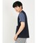 異素材切替 クルーネック半袖Ｔシャツ
