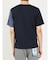 異素材切替 クルーネック半袖Ｔシャツ