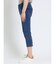 クロスストレッチ スリム クロップドパンツ カットデニム