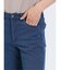 クロスストレッチ スリム クロップドパンツ カットデニム