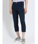クロスストレッチ スリム クロップドパンツ カットデニム