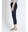 クロスストレッチ スリム クロップドパンツ カットデニム