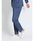 TechDenim スリムフィット ノータックパンツ 青(セットアップ可能)