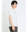 ふくれジャガード チェック柄 クルーネック半袖Ｔシャツ