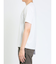 ふくれジャガード チェック柄 クルーネック半袖Ｔシャツ