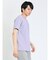 ふくれジャガード チェック柄 クルーネック半袖Ｔシャツ