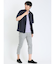 ふくれジャガード チェック柄 クルーネック半袖Ｔシャツ
