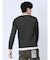 さまになる フェイクレイヤード キーネック長袖Tシャツ