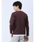 さまになる フェイクレイヤード キーネック長袖Tシャツ