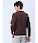 さまになる フェイクレイヤード キーネック長袖Tシャツ
