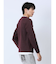 さまになる フェイクレイヤード キーネック長袖Tシャツ