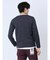 さまになる フェイクレイヤード キーネック長袖Tシャツ
