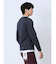 さまになる フェイクレイヤード キーネック長袖Tシャツ