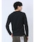 リンクスジャガード千鳥 Vネック長袖Tシャツ