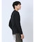 リンクスジャガード千鳥 Vネック長袖Tシャツ