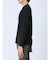 リンクスジャガード千鳥 Vネック長袖Tシャツ