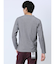 リンクスジャガード千鳥 Vネック長袖Tシャツ