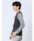 リンクスジャガード千鳥 Vネック長袖Tシャツ