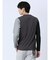 リンクスジャガード千鳥 Vネック長袖Tシャツ