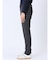 ストレッチジャージ スリムフィット ノータックパンツ グレー(セットアップ可能)